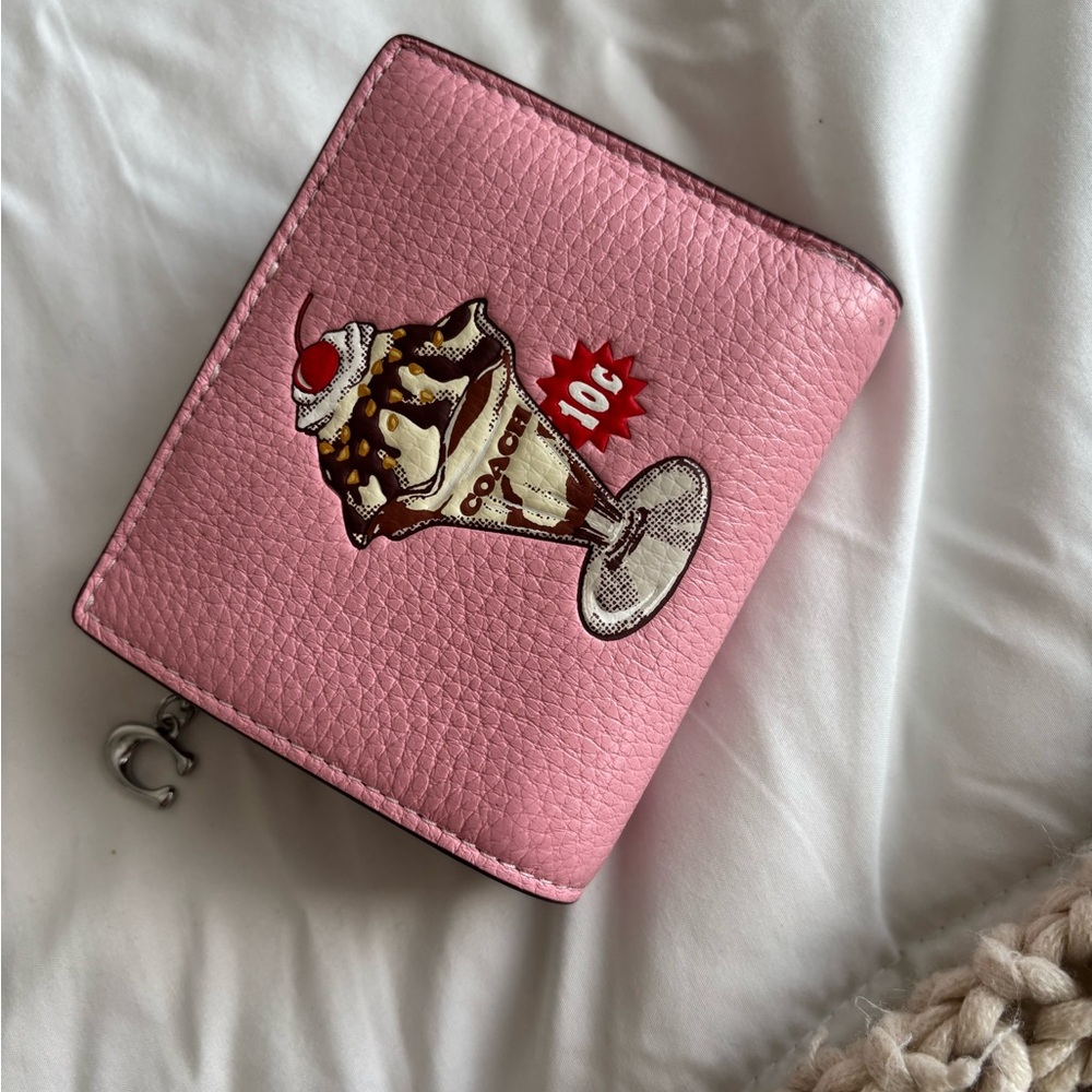 Coach pink Wallet Sundae